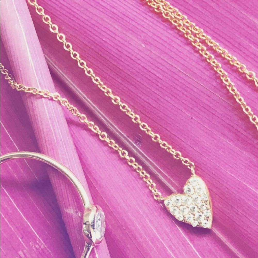💛✨Diamond Mini Heart Necklace 💛✨